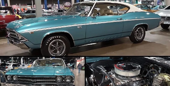 完美修复的 1969 年雪佛兰 Chevelle SS 炫耀稀有工厂选项