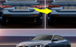 2025 款 BMW 4 系的激光尾灯是可选配件