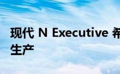 现代 N Executive 希望将 N Vision 74 投入生产