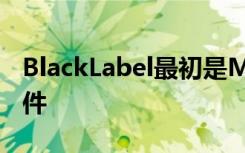 BlackLabel最初是MustangGTPremium选件