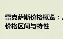 雷克萨斯价格概览：从车型到配置，了解不同价格区间与特性