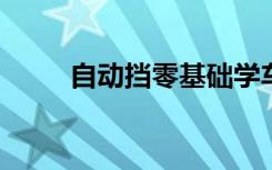 自动挡零基础学车全解析视频教程