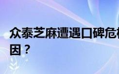 众泰芝麻遭遇口碑危机，骂声一片究竟是何原因？