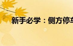 新手必学：侧方停车技巧详解视频教程