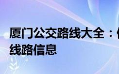 厦门公交路线大全：便捷出行，一网打尽所有线路信息